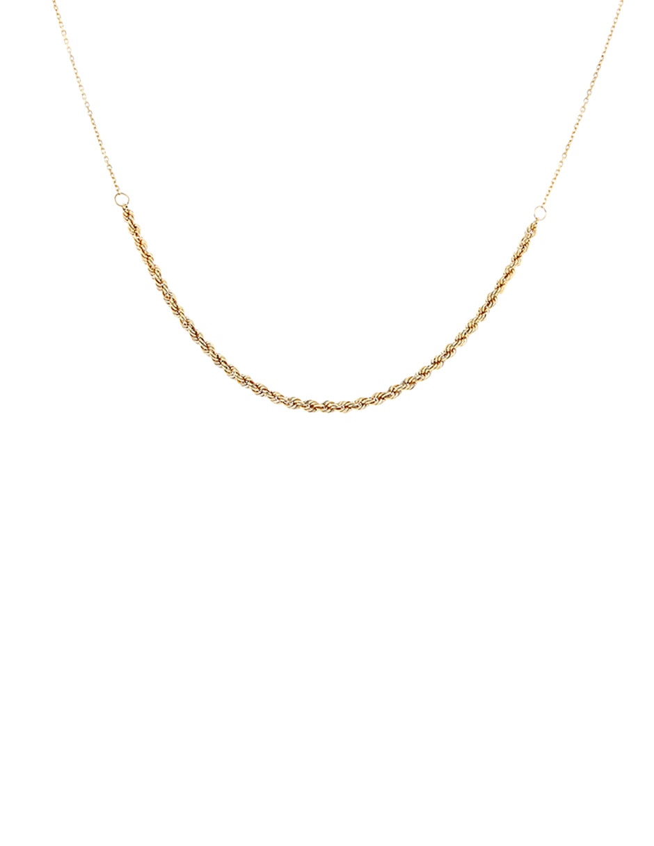Collar Lusso de oro amarillo 14 K