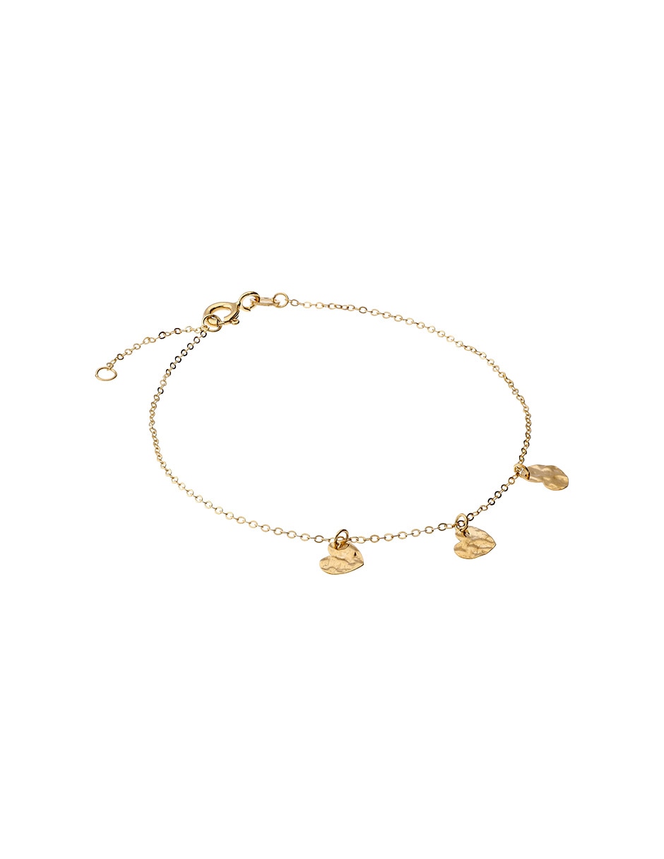 Pulsera Lusso de oro amarillo 14 k con acabado brillante