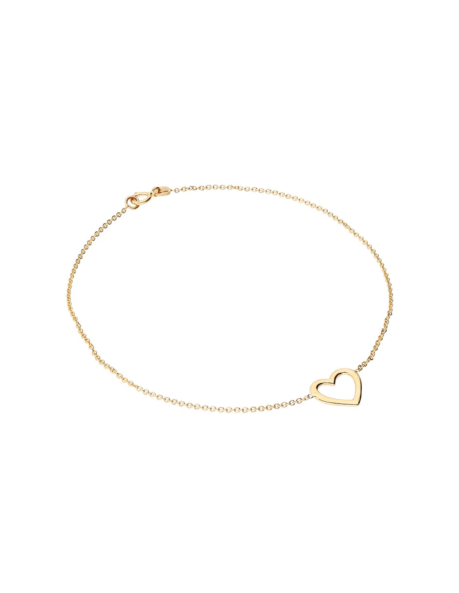Pulsera Lusso de oro amarillo 14 k con acabado pulido