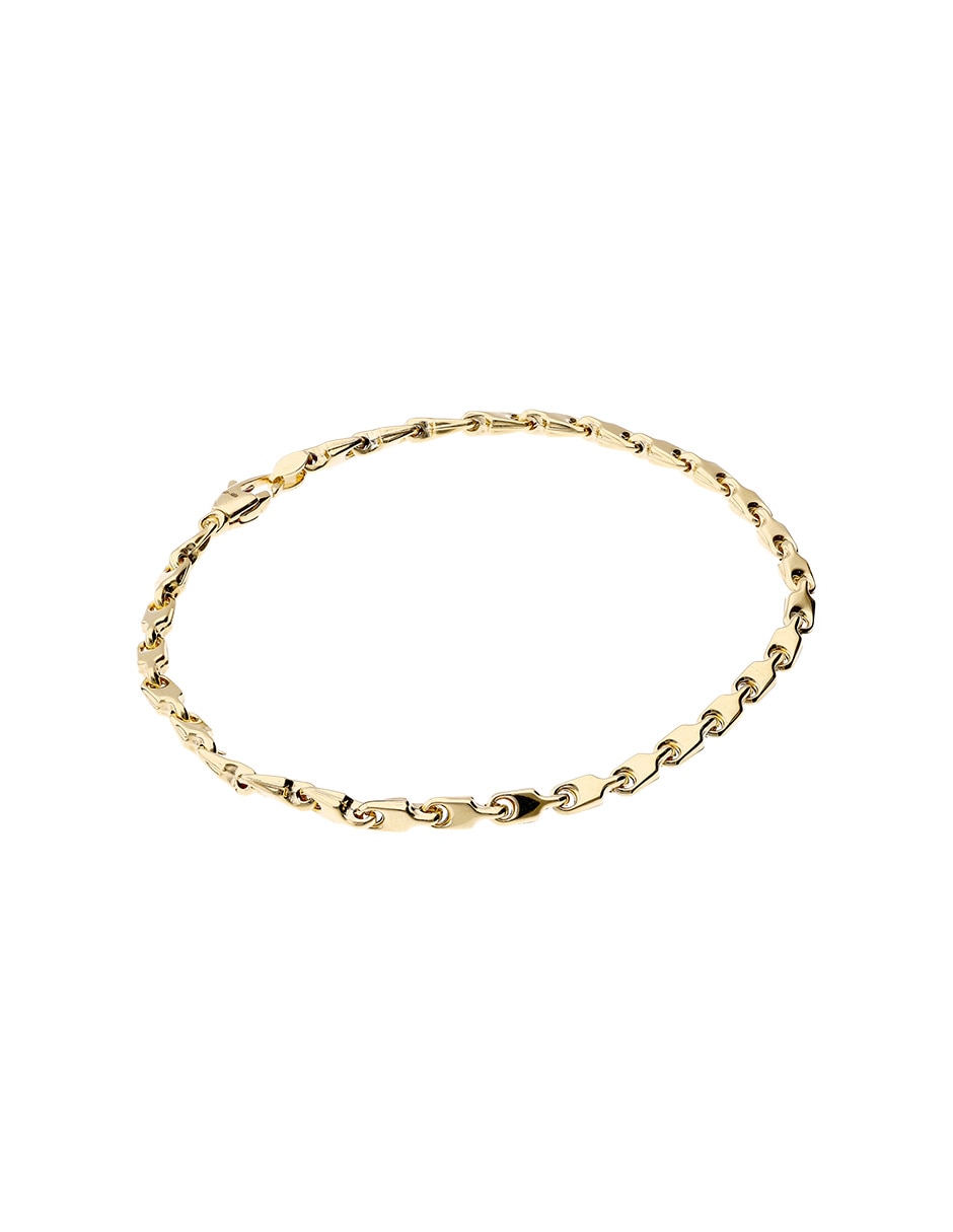 Pulsera de oro amarillo 14 K acabado pulido