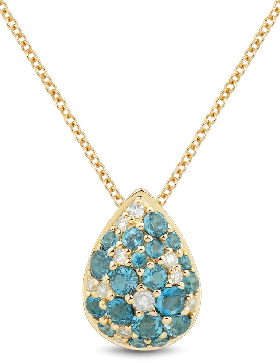 Collar de gota Richline Group de oro 14 K