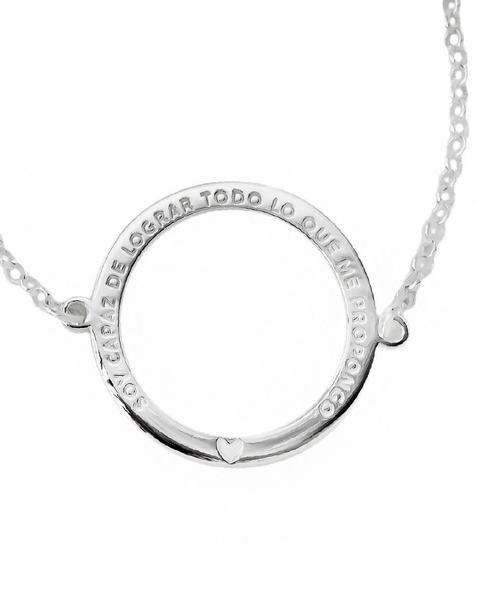 Pulsera de plata p 925 Empowerment & Self-Love con acabado brillante
