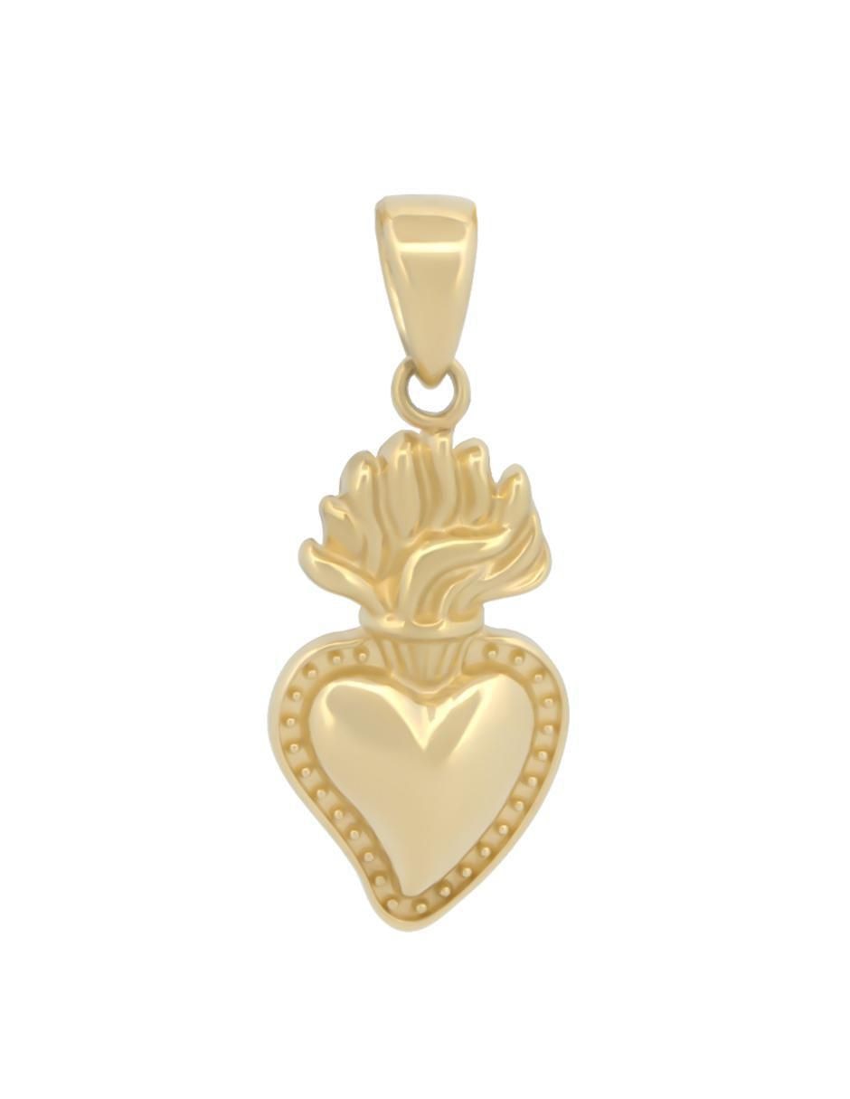 Dije de corazón de oro 10 k