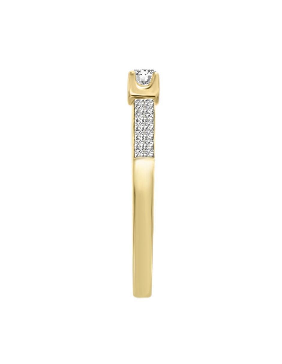 Anillo de compromiso 14 k Benvenuta diamante 4