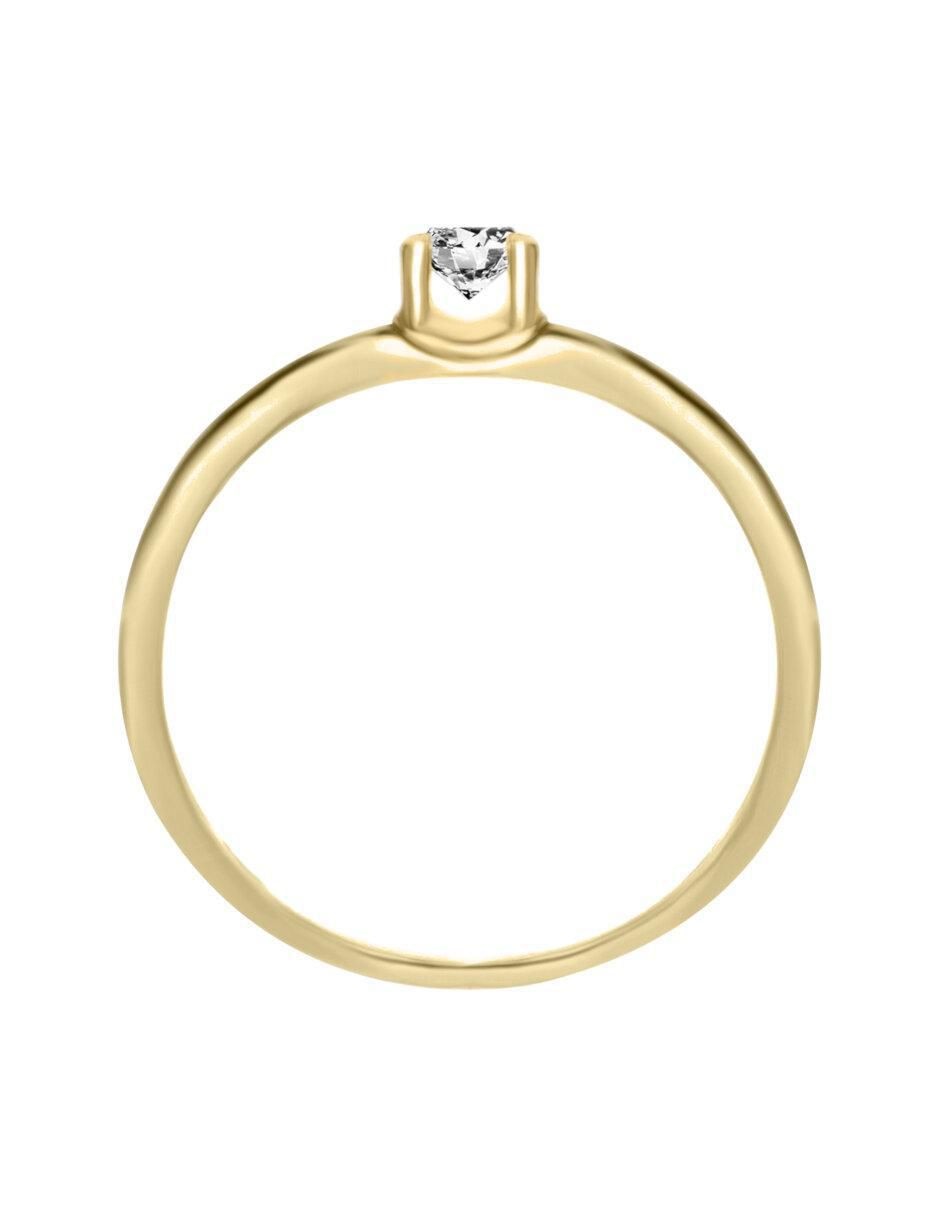Anillo de compromiso 14 k Benvenuta diamante 3