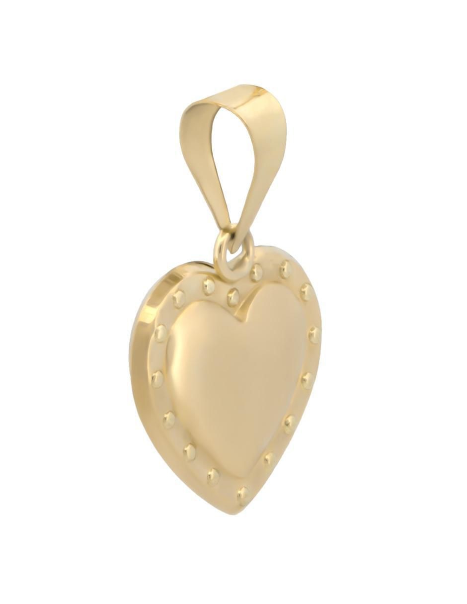 Dije de corazón de oro 10 K 3