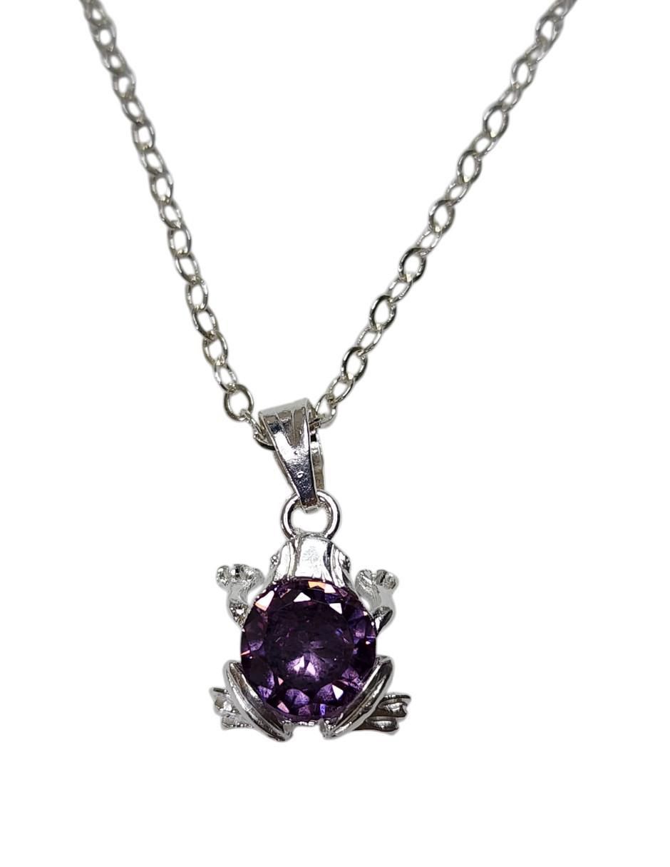 Collar con dije ANFIBIOS de plata P 925