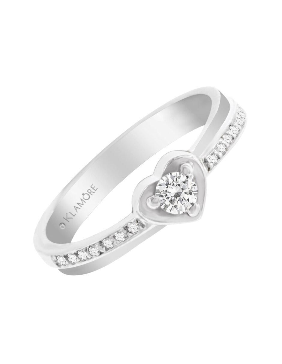 Anillo de compromiso 14 k Olimpia diamante 3