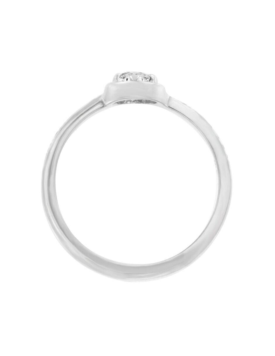 Anillo de compromiso 14 k Olimpia diamante 4