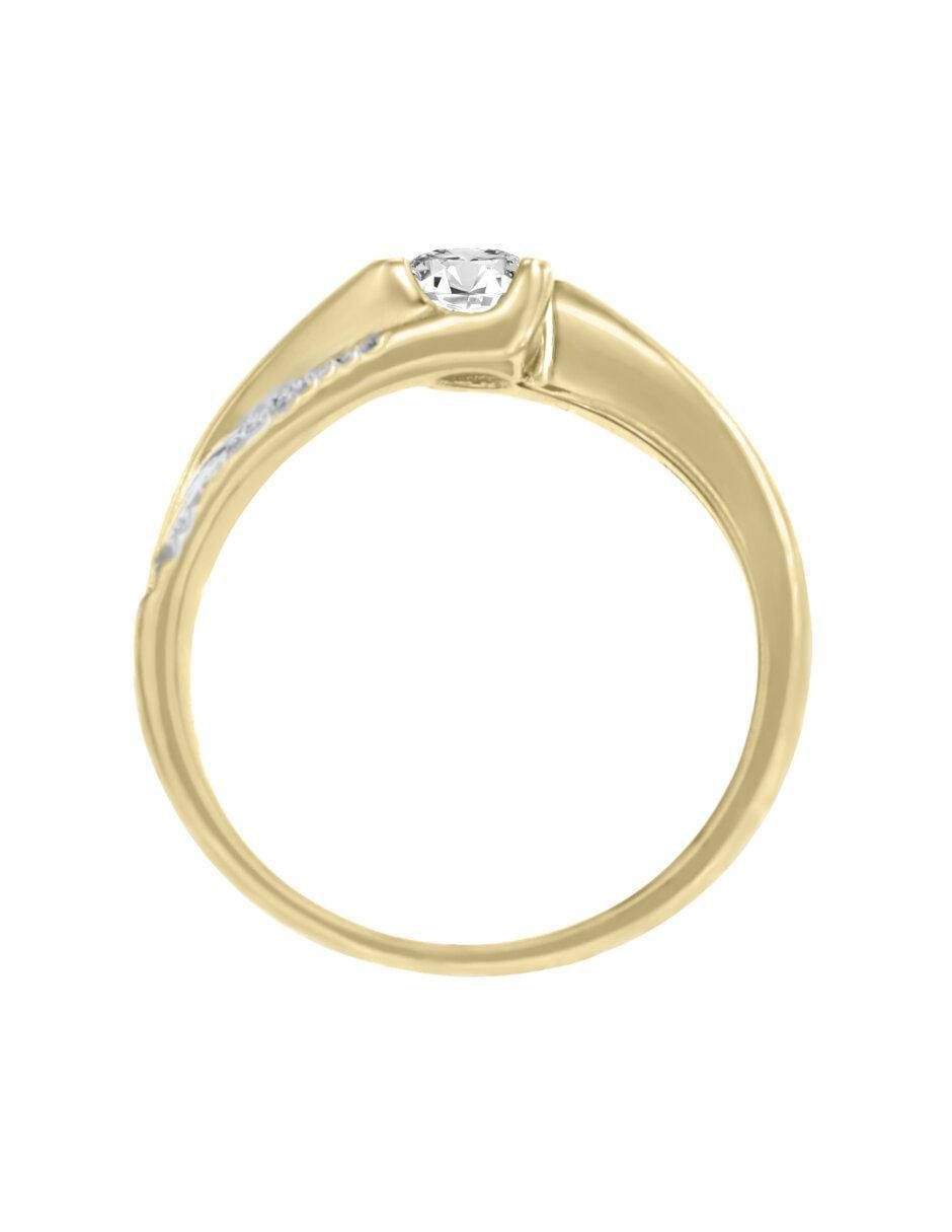 Anillo de compromiso 14 k Marggie diamante 5