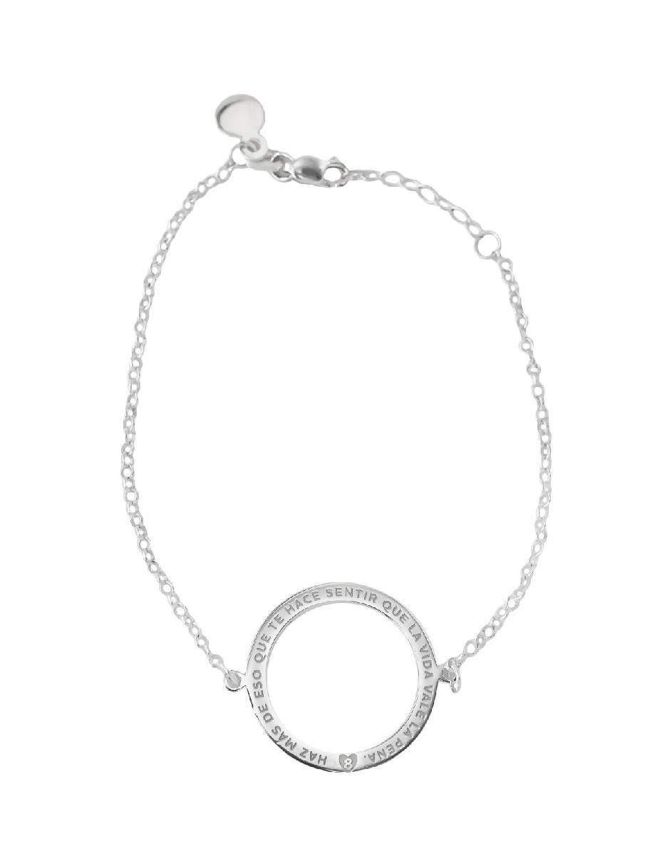 Pulsera de plata p 925 Empowerment & Self-Love con acabado brillante