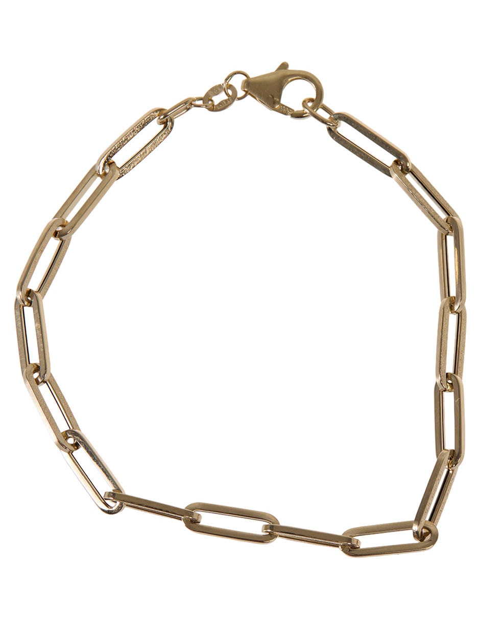 Pulsera de oro 14 k con acabado brillante 1