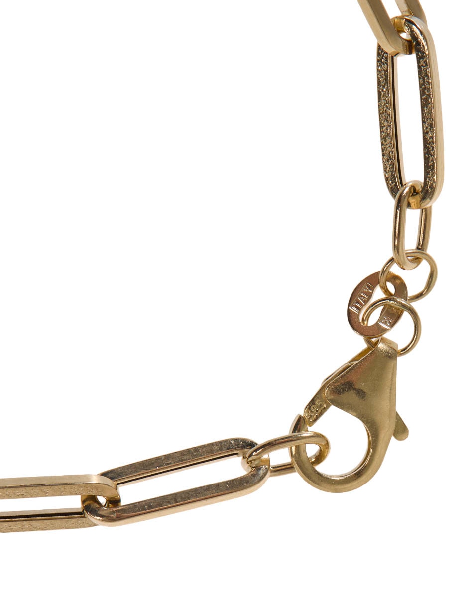 Pulsera de oro 14 k con acabado brillante 2