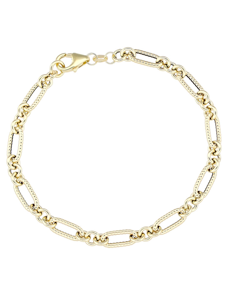 Pulsera con acabado martillado