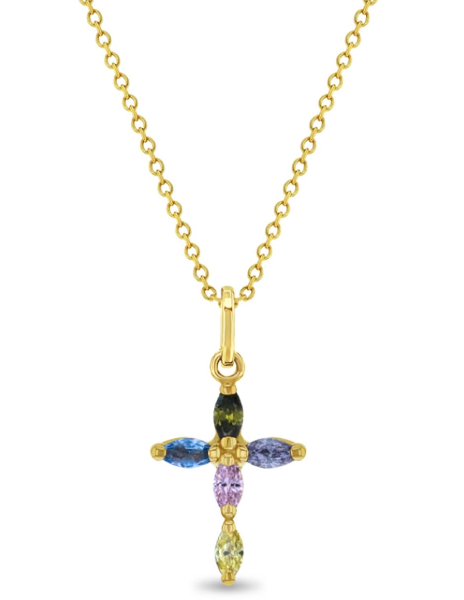 Collar de cruz In Season Jewelry de oro 14 K