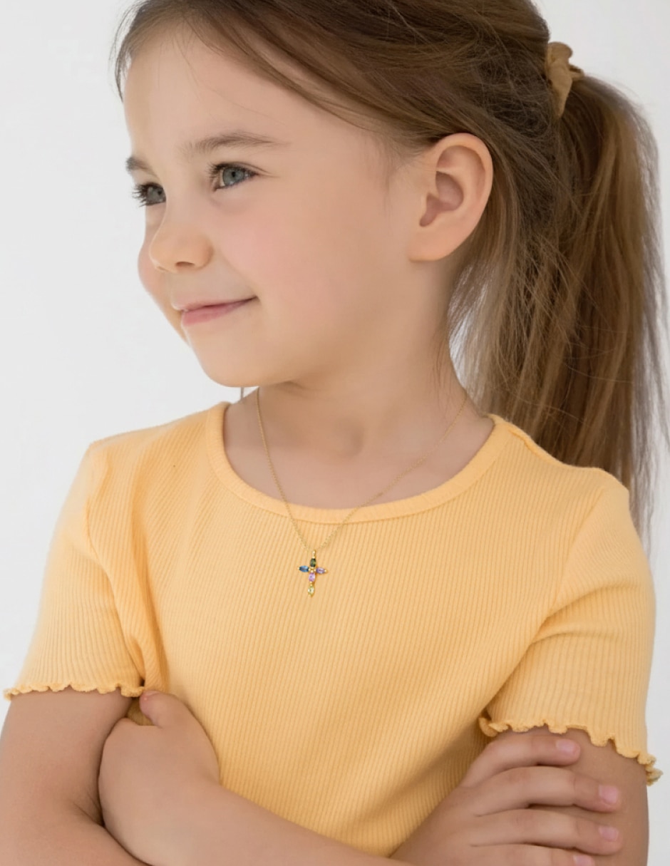 Collar de cruz In Season Jewelry de oro 14 K