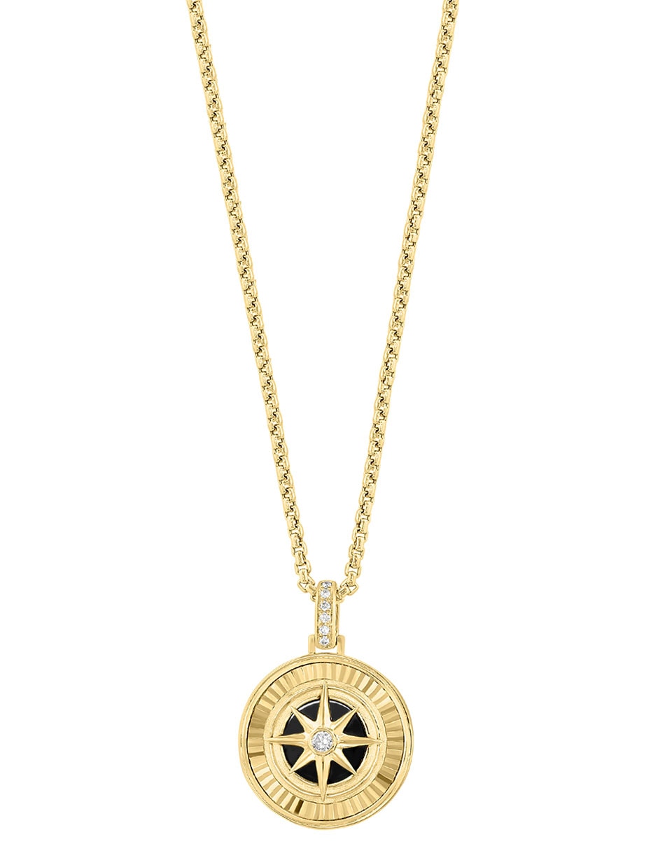 Collar con dije Effy de oro amarillo 14 K