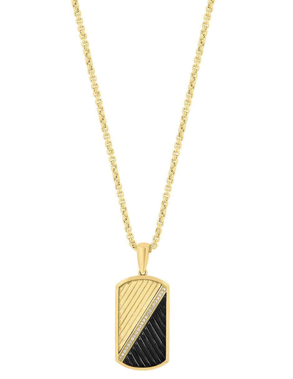 Collar con dije Effy de oro amarillo 14 K