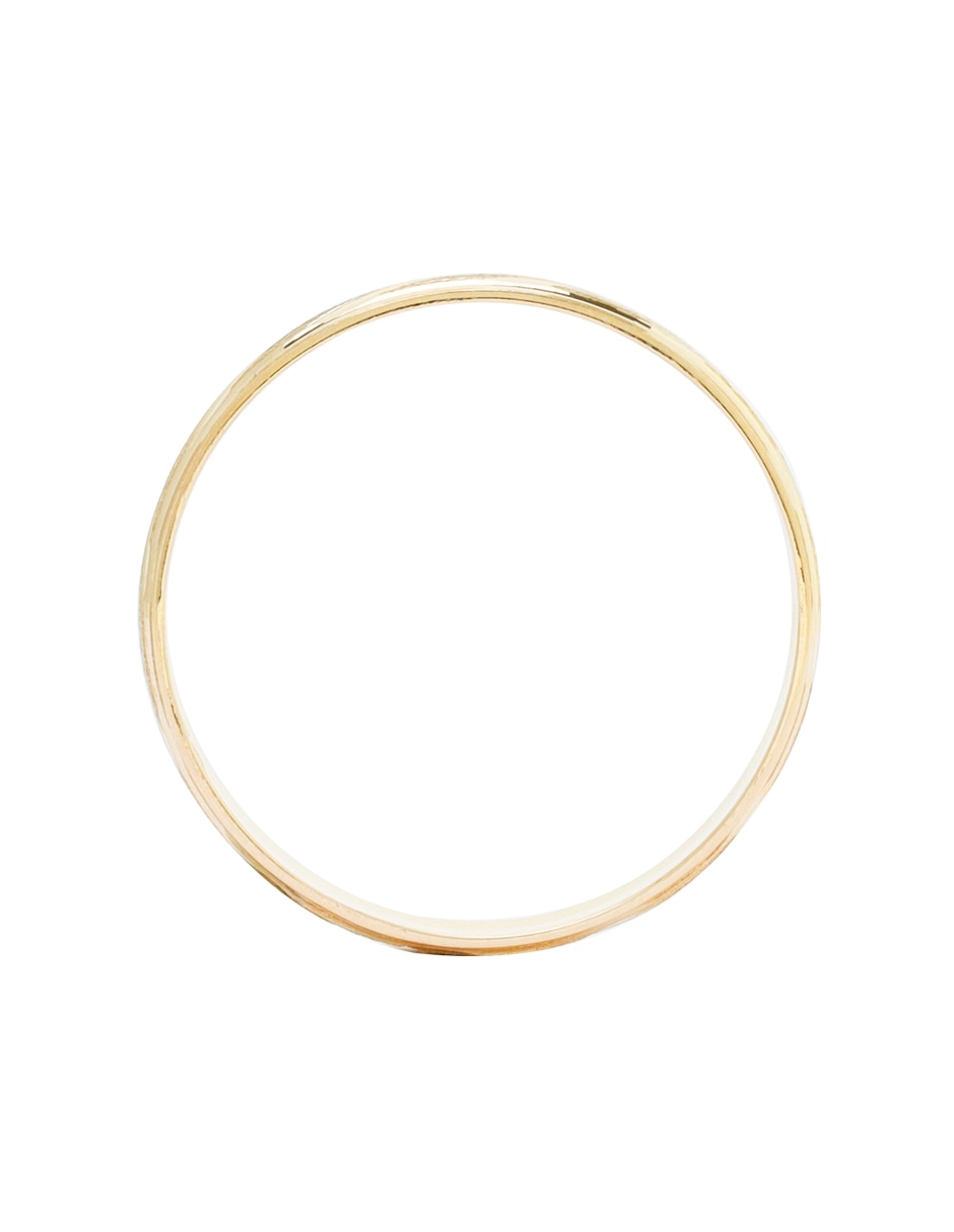 Argolla de oro amarillo 14 k d cadena
