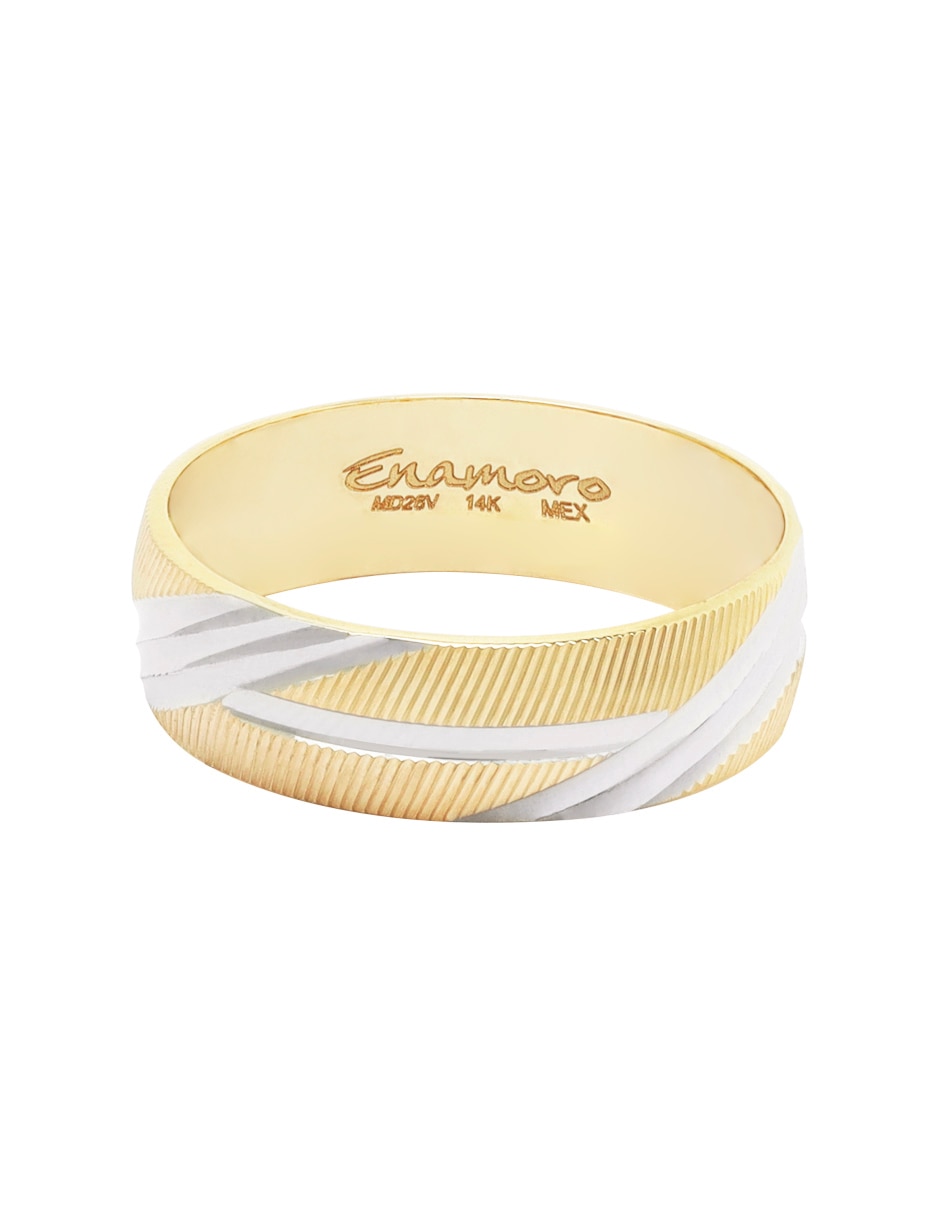 Argolla de oro amarillo 14 k 1