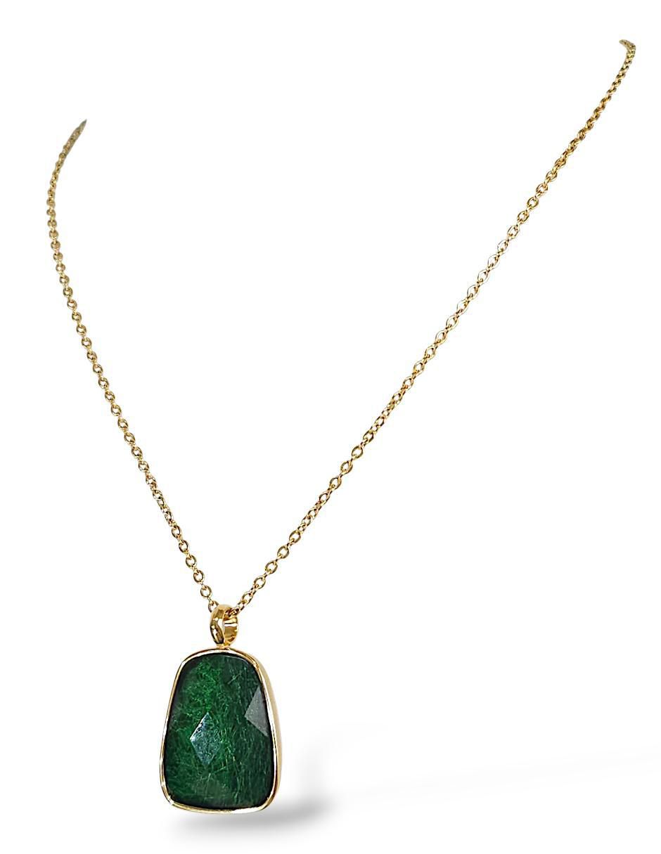 Collar, pulsera, anillo y aretes cristal