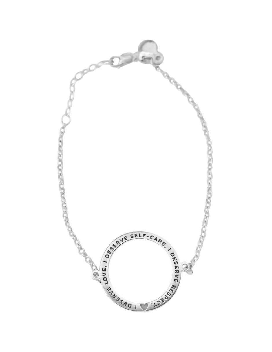 Pulsera de plata P 925 Empowerment & Self-Love acabado brillante Pulsera de plata P 925 Empowerment & Self-Love acabado brillante