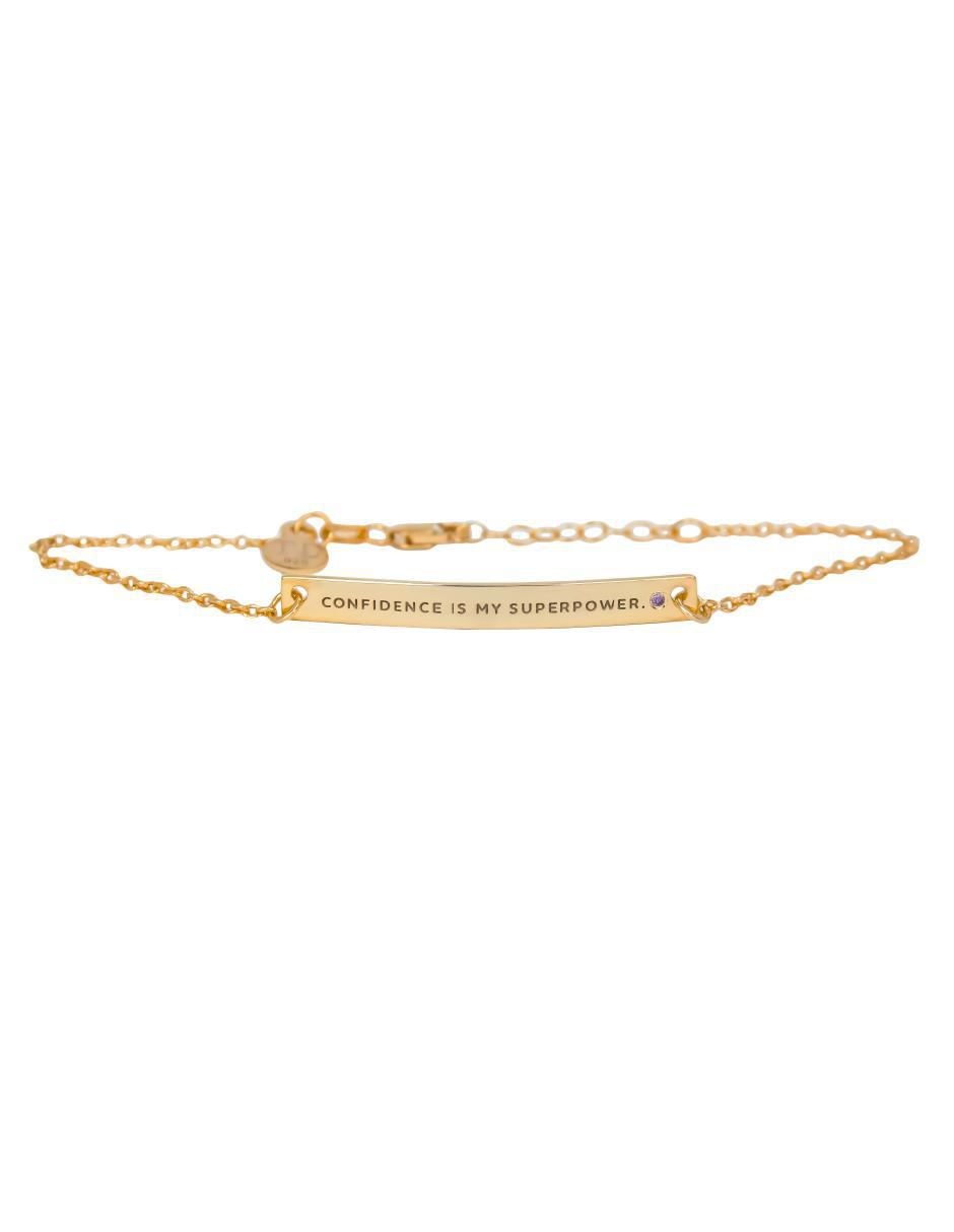 Pulsera de plata con swarovski p 925 Empowerment & Self-Love con acabado brillante 1