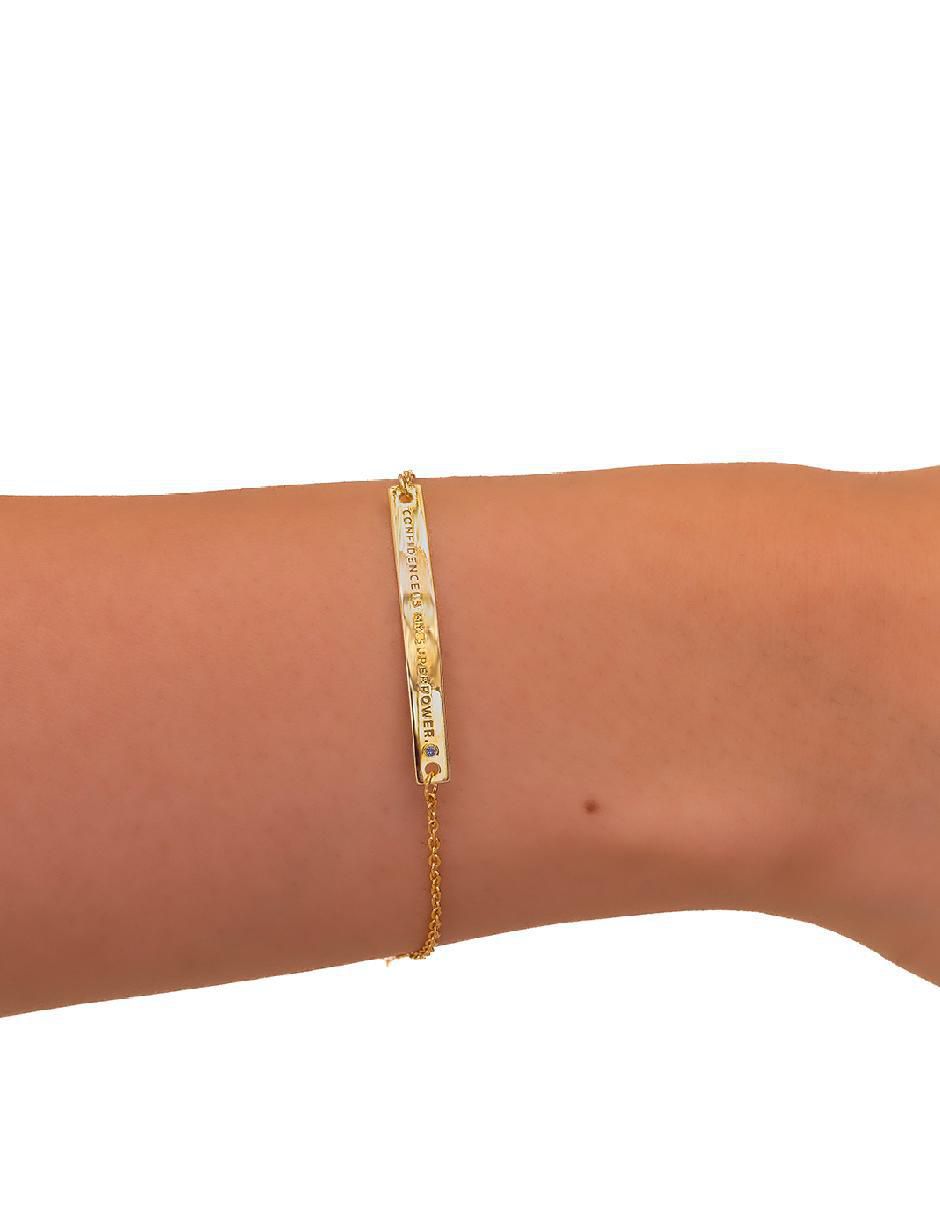 Pulsera de plata con swarovski p 925 Empowerment & Self-Love con acabado brillante 3