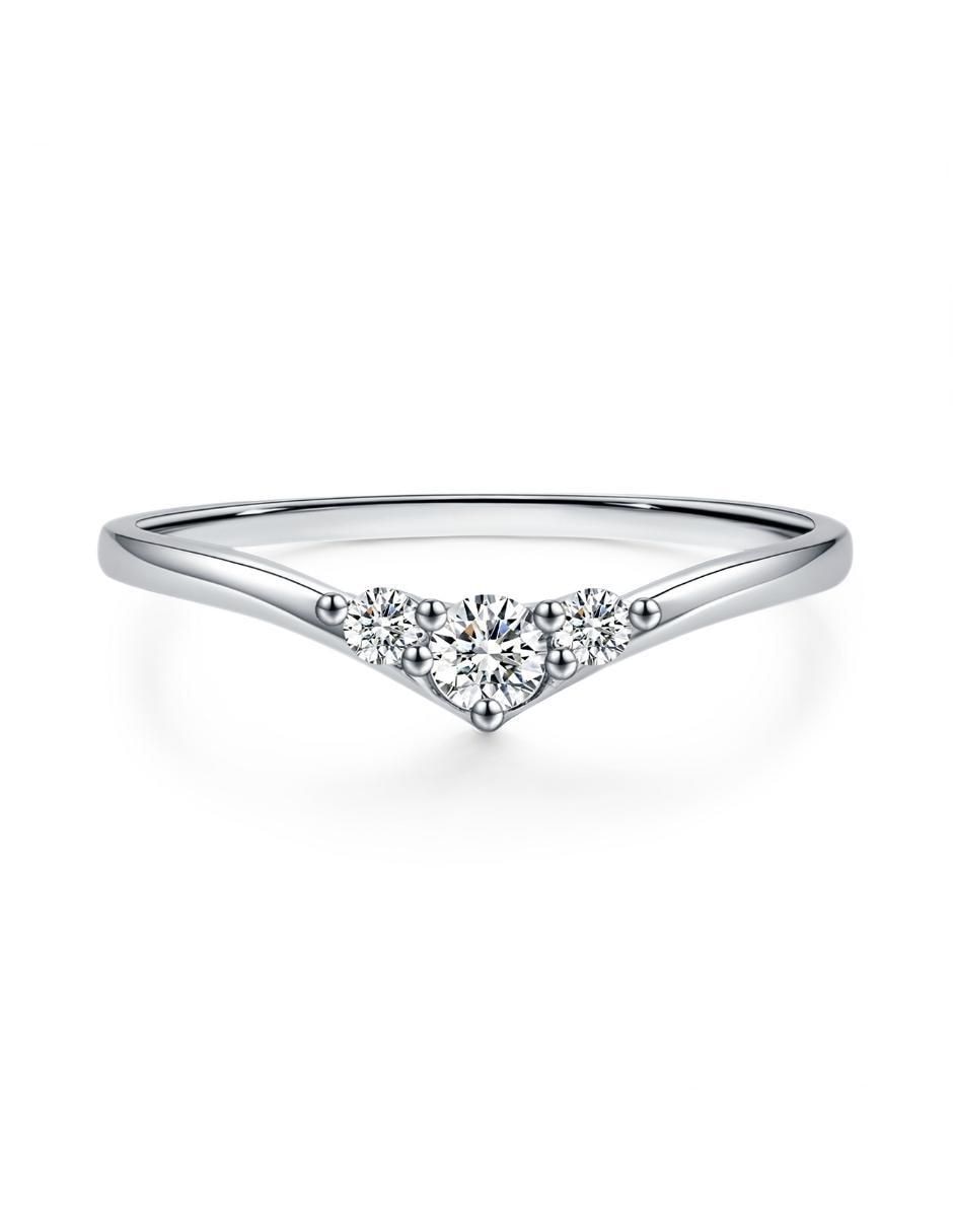Anillo redondo Infinity Of Love P 925 de plata moissanita brillante 5