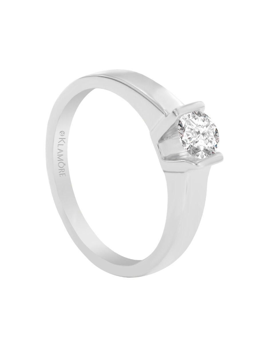Anillo de compromiso 14 k Anisa diamante 5