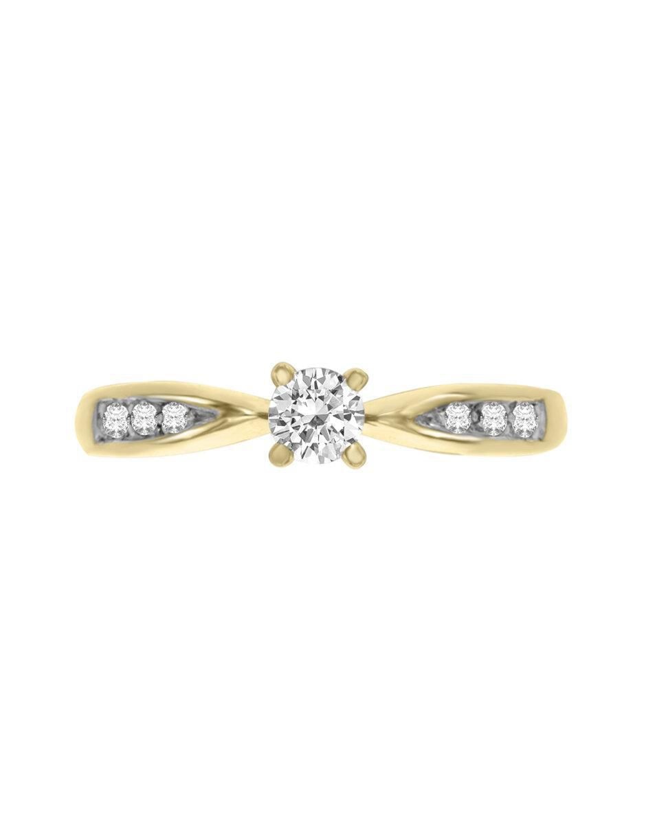 Anillo de compromiso 14 k Amali diamante