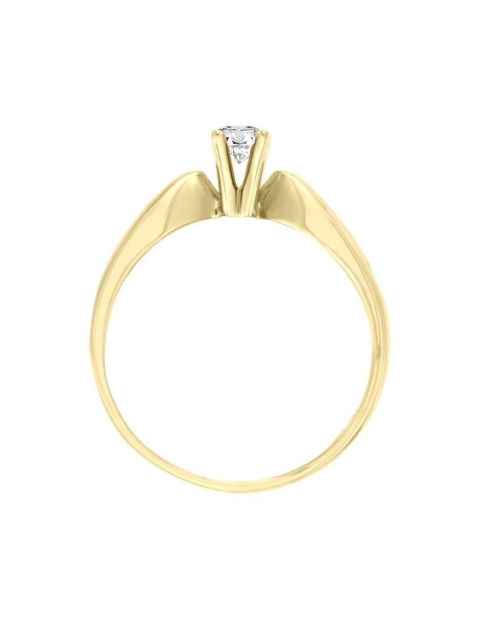Anillo de compromiso 14 k Amali diamante 4