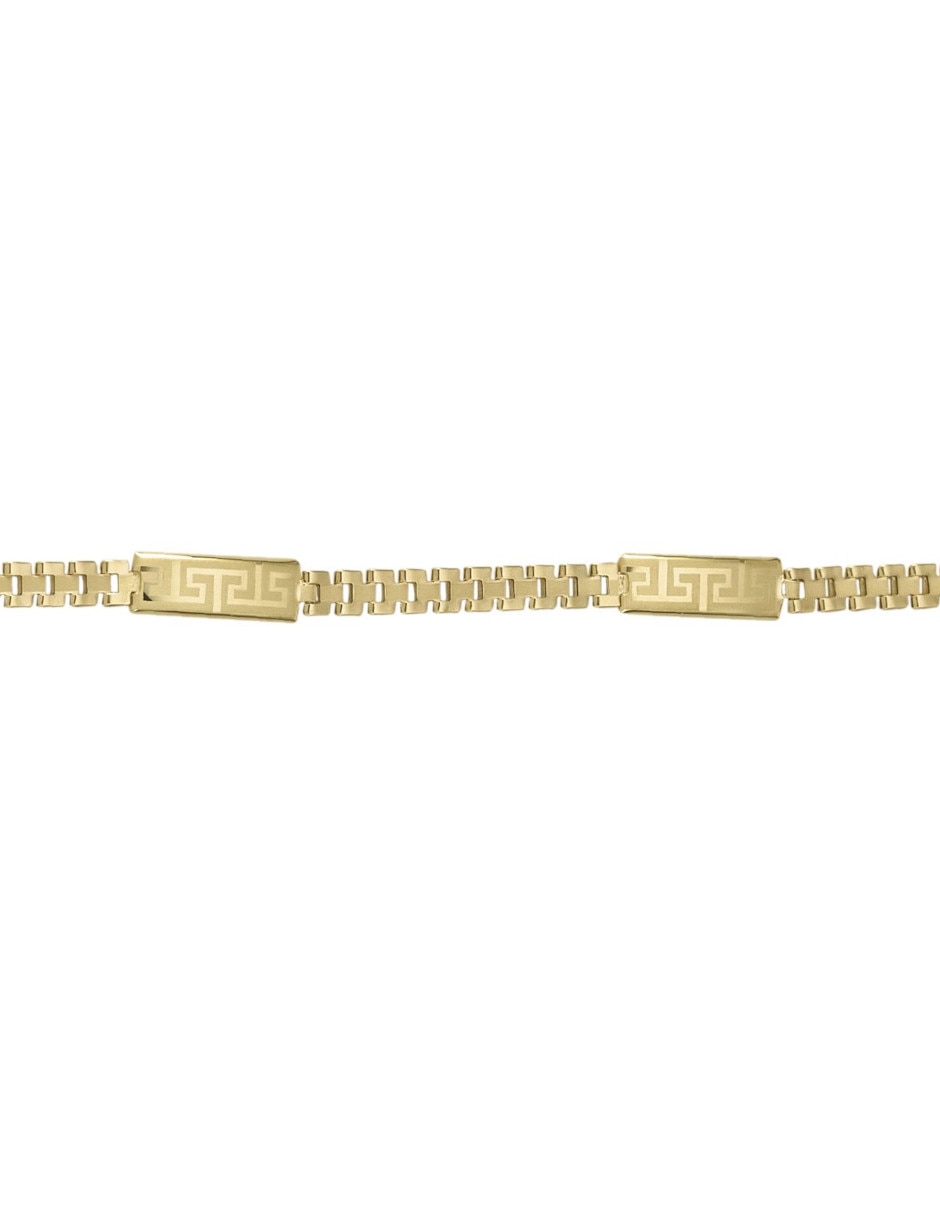 Pulsera de oro amarillo 14 K acabado pulido 2