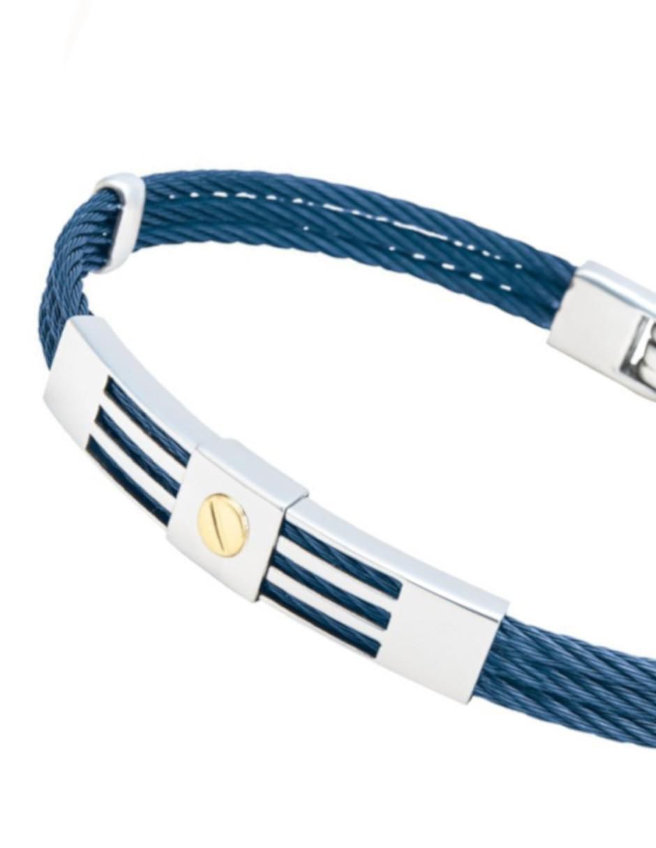Brazalete acabado baño de oro 14 K 2