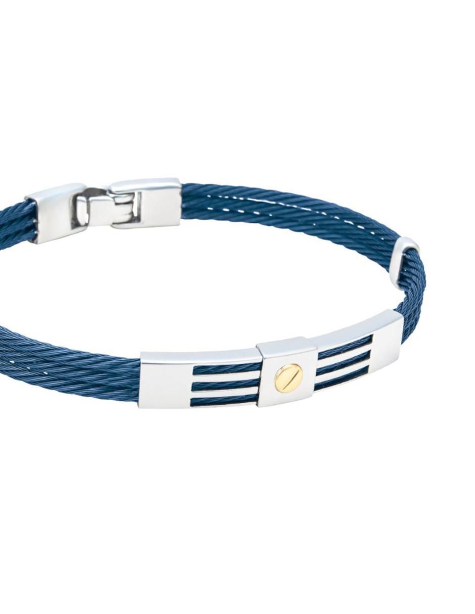 Brazalete acabado baño de oro 14 K 4
