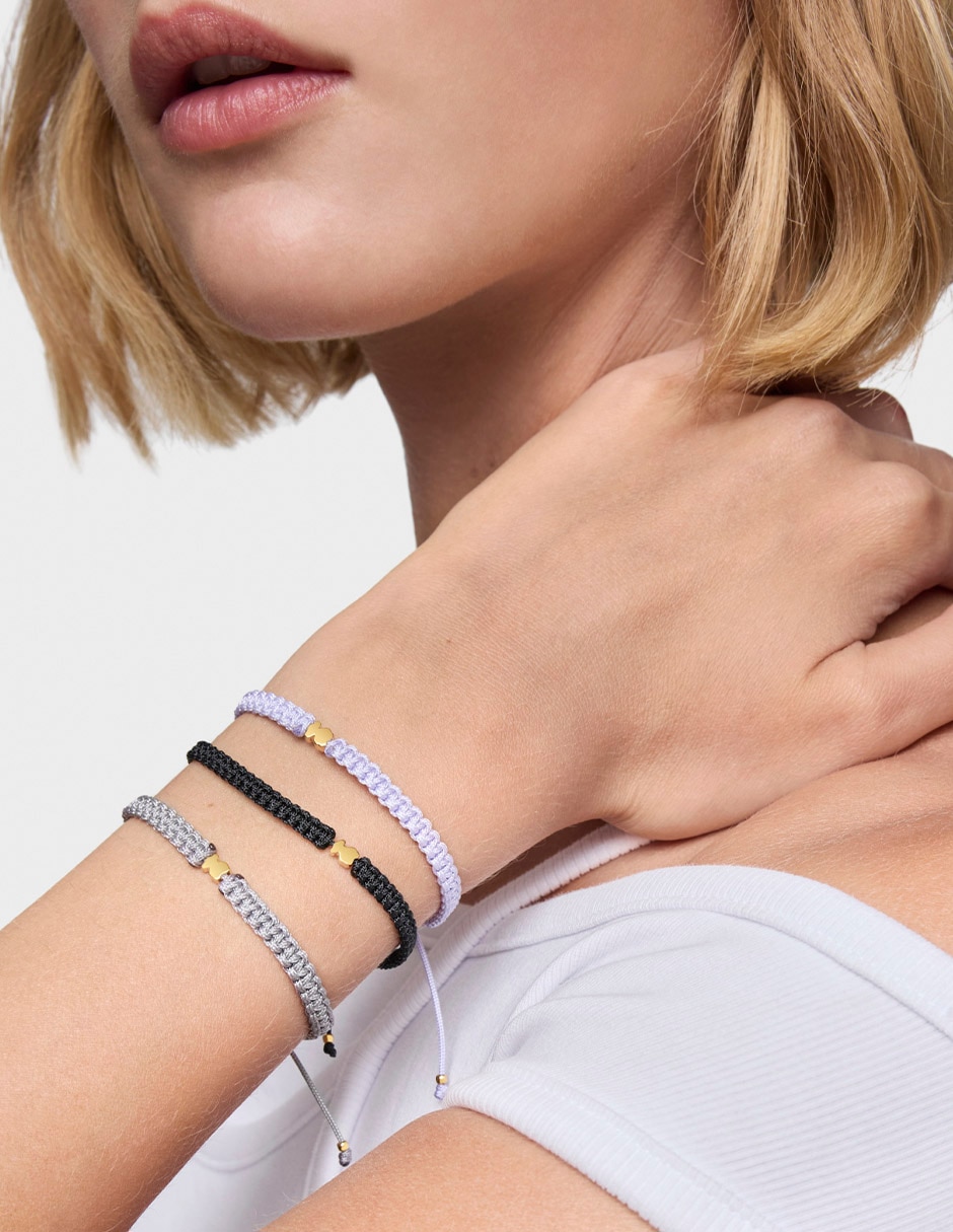 Pulsera de plata p 925 Motivos con acabado mate Pulsera de plata p 925 Motivos con acabado mate