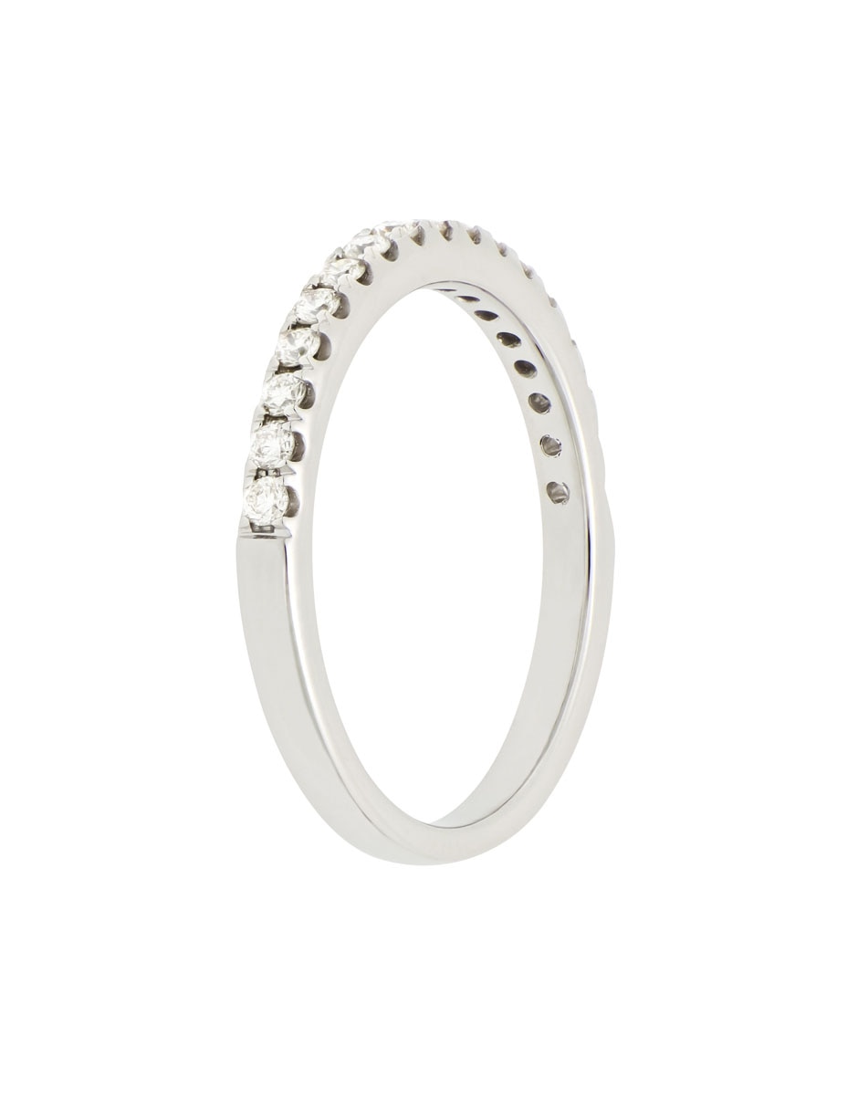 Anillo Valoro Classy 14 k de oro blanco diamante brillante