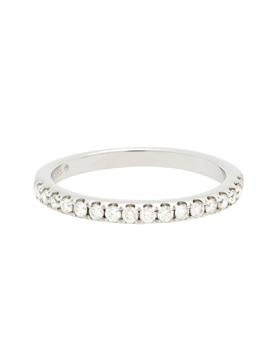 Anillo Classy 14 k de oro blanco diamante brillante