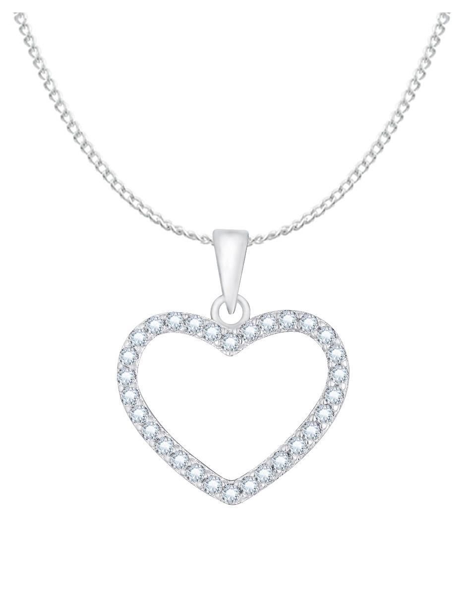 Collar corazón de plata P 925 2