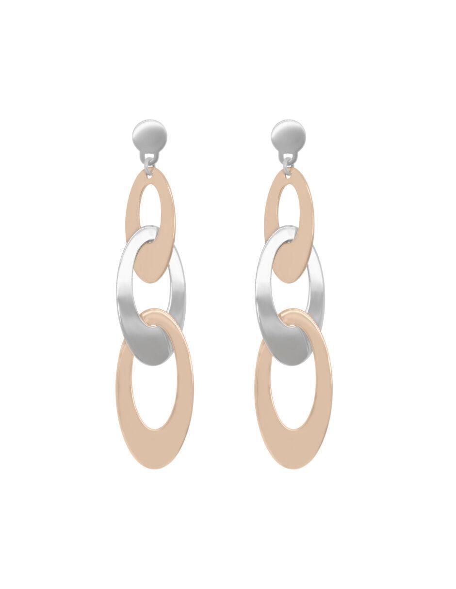 Aretes de oro 14 K con acabado brillante Aretes de oro 14 K con acabado brillante
