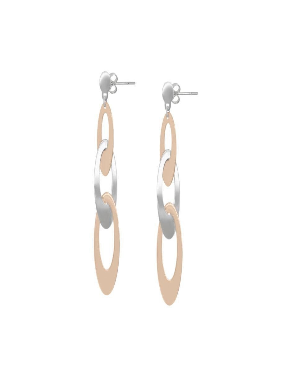 Aretes de oro 14 K con acabado brillante 3