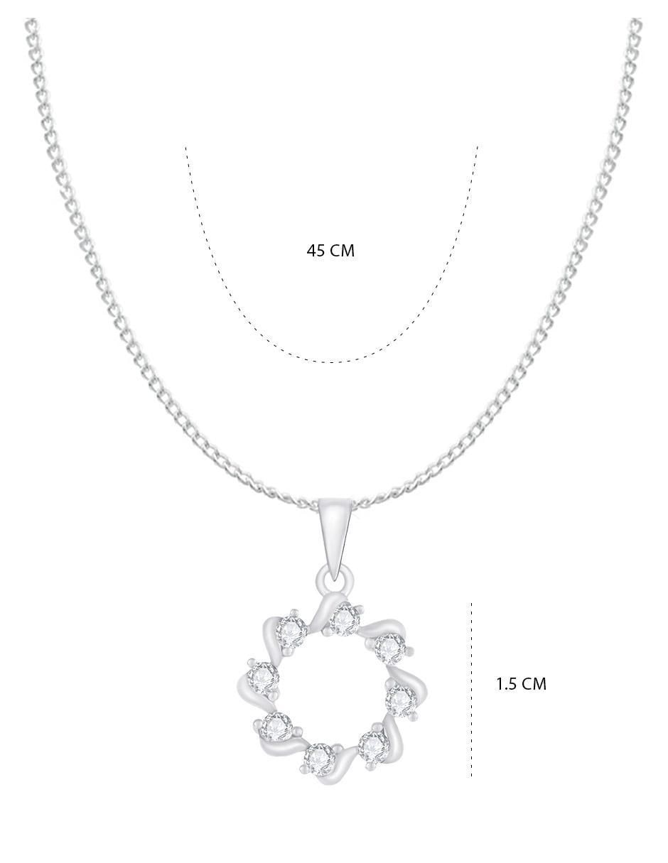 Collar circular de plata P 925 5