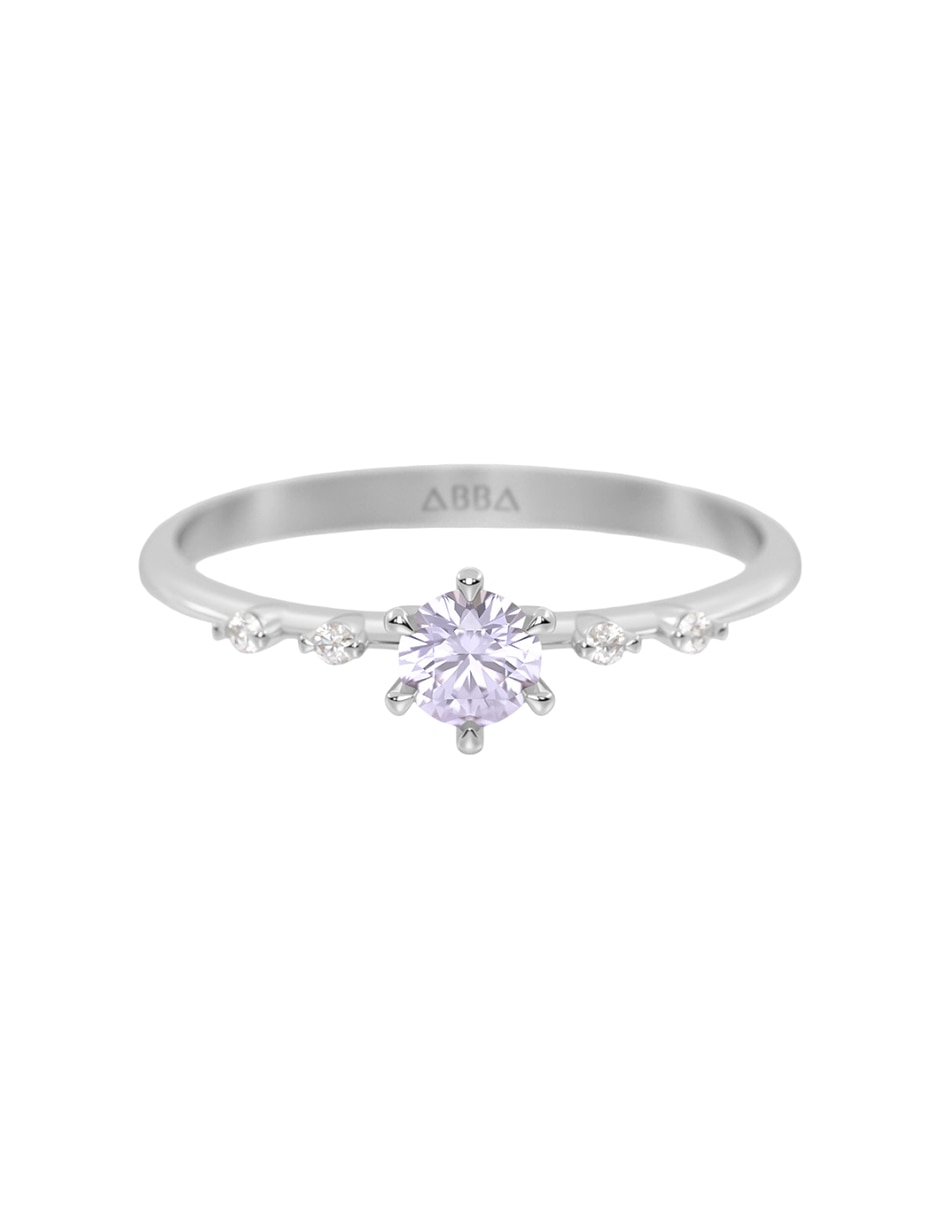 Anillo 10 k de oro zirconia brillante Anillo 10 k de oro zirconia brillante