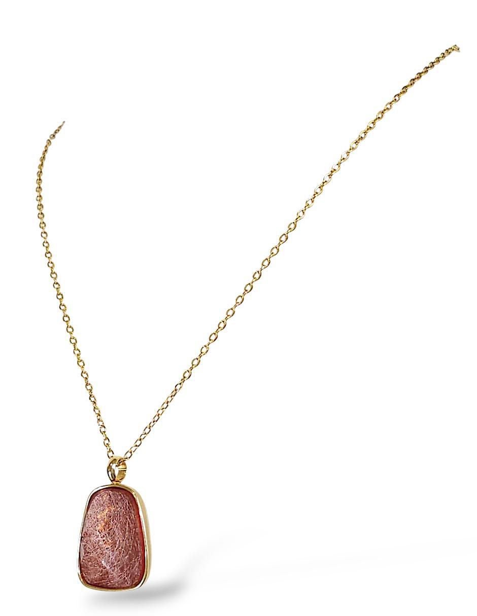 Collar, pulsera, anillo y aretes