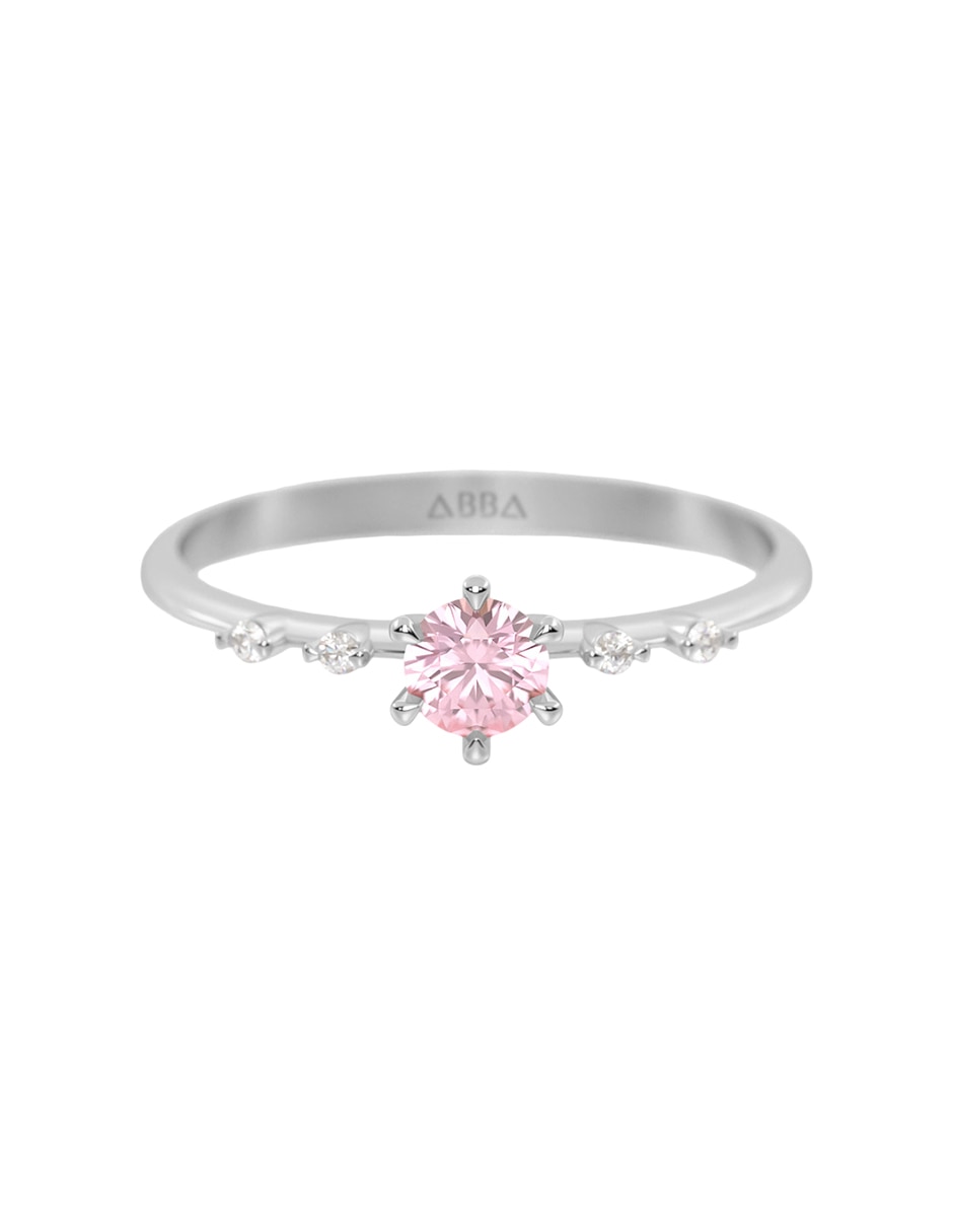 Anillo 10 k de oro zirconia brillante Anillo 10 k de oro zirconia brillante