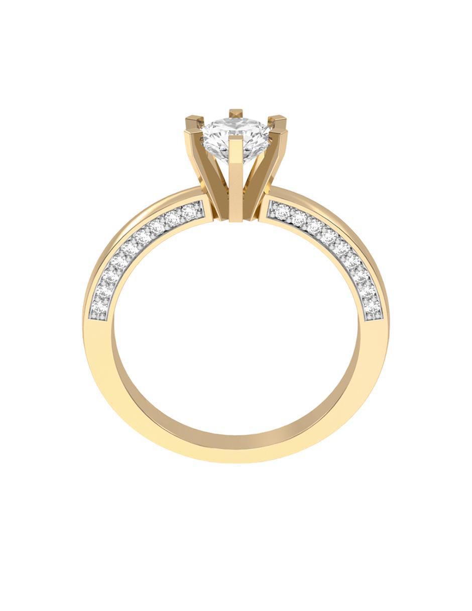Anillo de compromiso 14 k 5