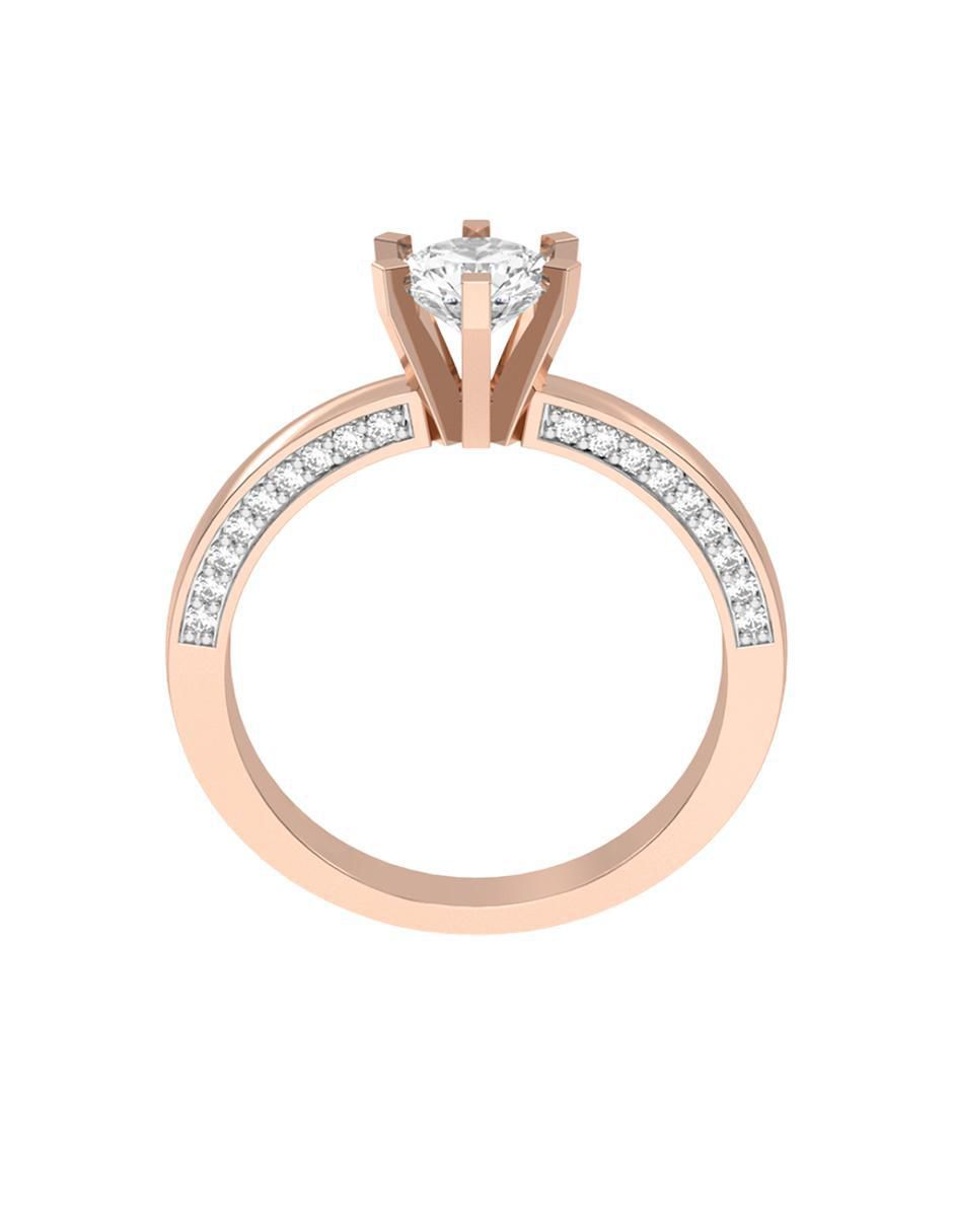 Anillo de compromiso 14 k 3