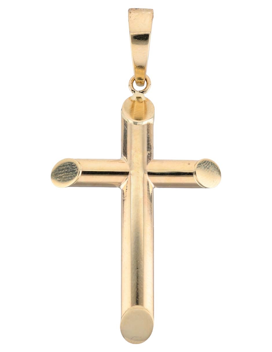 Dije de cruz Fonelli de oro amarillo 14 K