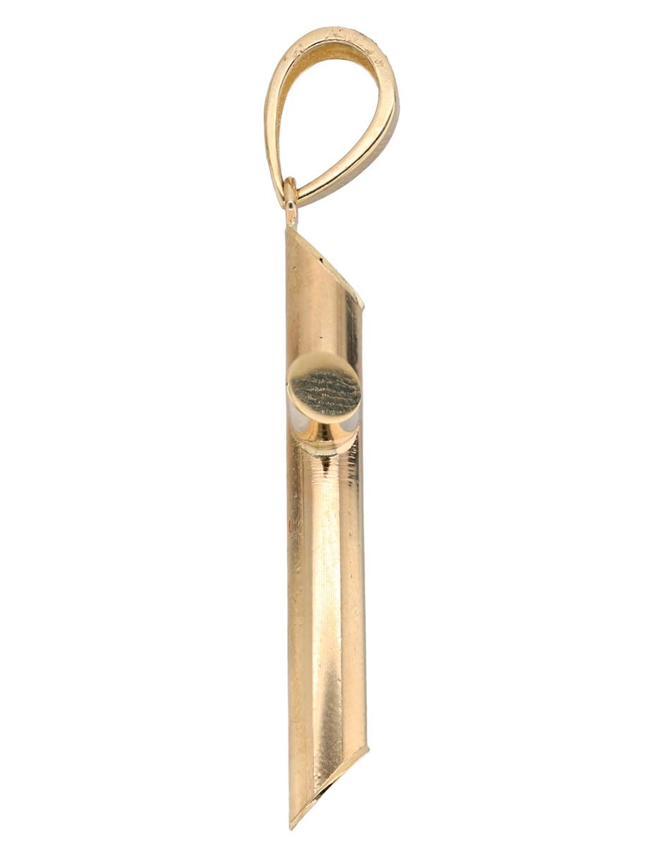 Dije de cruz de oro amarillo 14 K