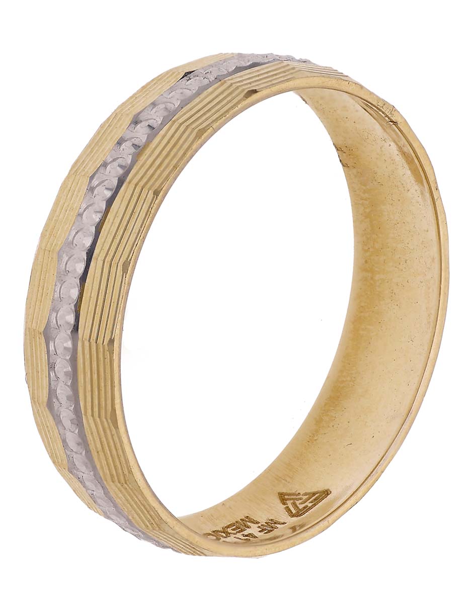Argolla circular Fonelli 14 k de oro pulido